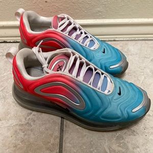 Womens Nike Airmax pink/blue ombré 6.5